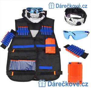 Vesta s vybavením typu Nerf – set 5 kusů