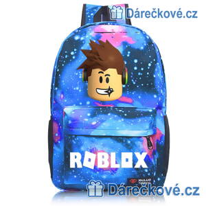 Dětský školní batoh Roblox, výška 42cm - modrý