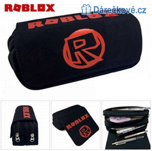 Školní penál na zip Roblox, 2 zipy – typ 2
