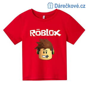 Tričko z oblíbené hry Roblox - červené