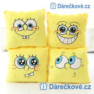 Polštář Spongebob, vel. 34x34 cm, 4 druhy