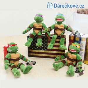Plyšová želva Ninja 40cm