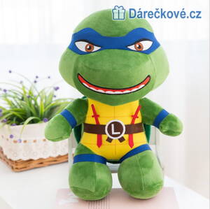Plyšová Ninja želva 25cm - Leonardo