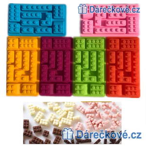 Silikonový formička (forma) na výrobu kostiček „Lego" z ledu nebo čokolády...