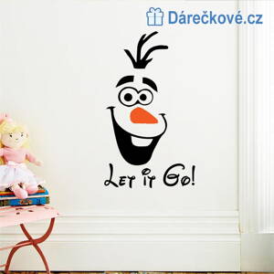 Samolepka Ledové království - sněhulák Olaf (Frozen)