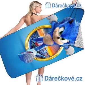 Osuška Ježek Sonic, vel. 150x75cm, typ3