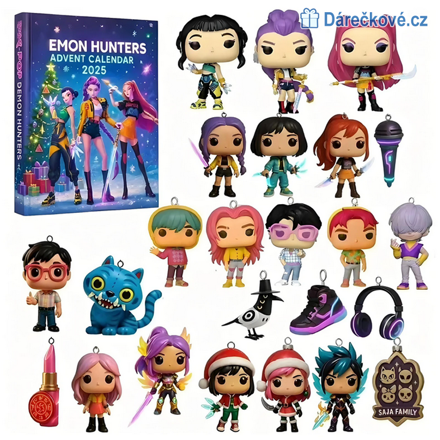 Adventní kalendář s figurkami K-pop: Lovkyně démonů (Demon Hunters) Adventní kalendář s figurkami K-pop: Lovkyně démonů (Demon Hunters)