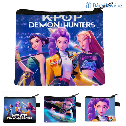 Peněženka K-pop: Lovkyně démonů (Demon Hunters). typ 1 Peněženka K-pop: Lovkyně démonů (Demon Hunters). typ 1