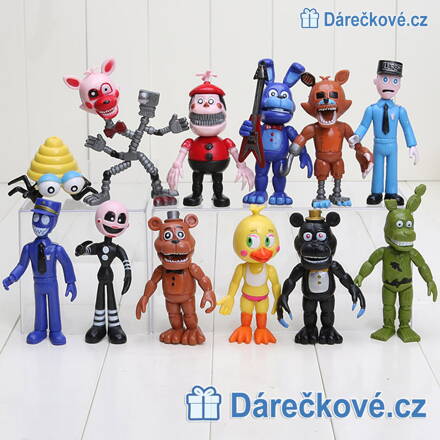 Figurky ze hry Five Nights at Freddy's, 12 ks