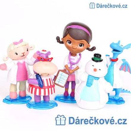 Figurky doktorka Plyšáková (Doc Mcstuffins), 5ks