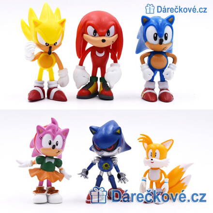 Figurky ze seriálu Dobrodružství Ježka Sonica / Sonic, typ 1