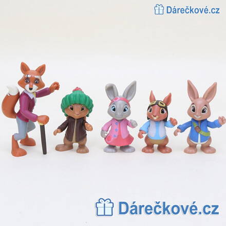 Figurky z pohádky Králíček Petr (Peter Rabbit), 5ks