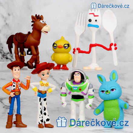 Figurky z pohádky Toy Story 4, vel. 4-7cm, 7 ks