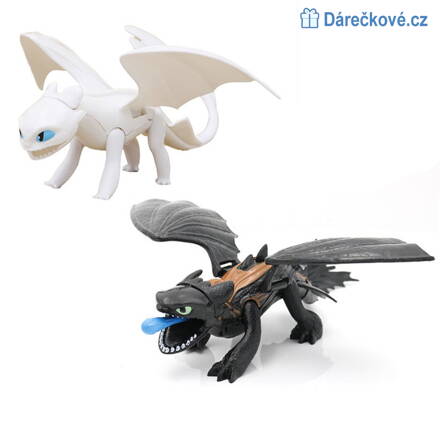 Figurka z filmu Jak vycvičit draka Light Fury / Bezzubka