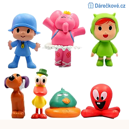 Figurky ze seriálu Pocoyo, 7ks