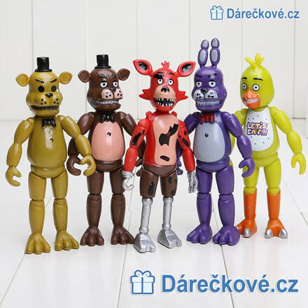 Set pěti figurek ze hry Five Nights at Freddy's, vel. 15cm