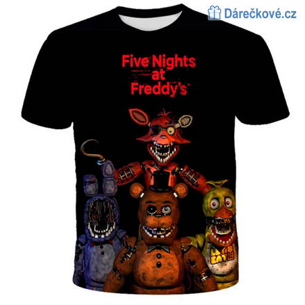 Tričko z oblíbené hry Five Nights at Freddy's - typ 4