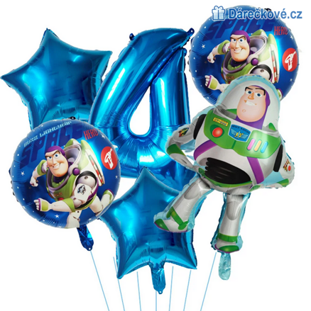 Toy Story narozeninový set balonků 6ks, typ 1