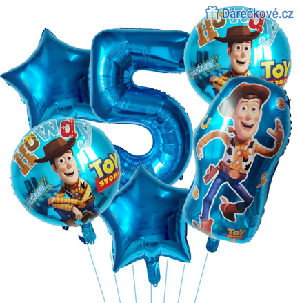 Toy Story narozeninový set balonků 6ks, typ 2