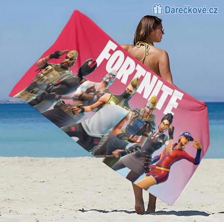 Osuška Fortnite, vel. 140x70 cm, typ 3