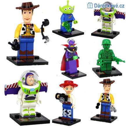 Toy Story figurky kompatibilní s Lego 8ks