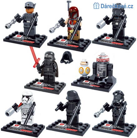 Star Wars figurky kompatibilní s Lego 8ks (hračky Hvězdné války)