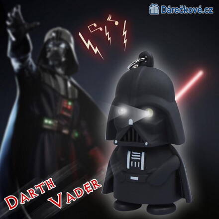 Svítící LED klíčenka Darth Vader (hračky Hvězdné války)