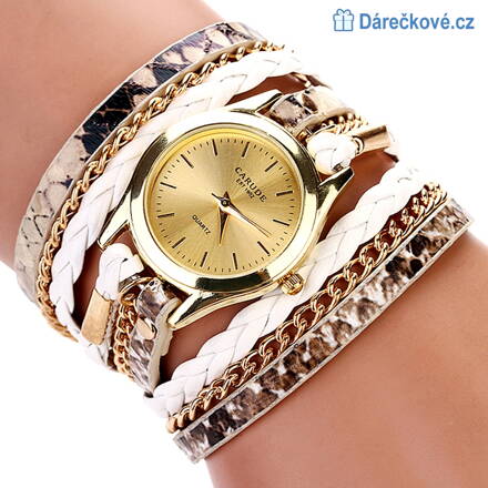 Luxusní hodinky s náramkem, 5 barev