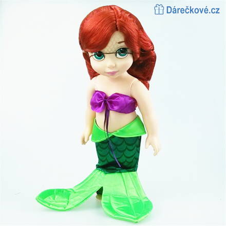 Krásná panenka Mořská víla Ariel, velikost 30cm