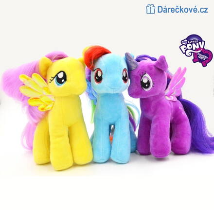 Krásný plyšový poník 18cm (My Little Pony), výběr barev