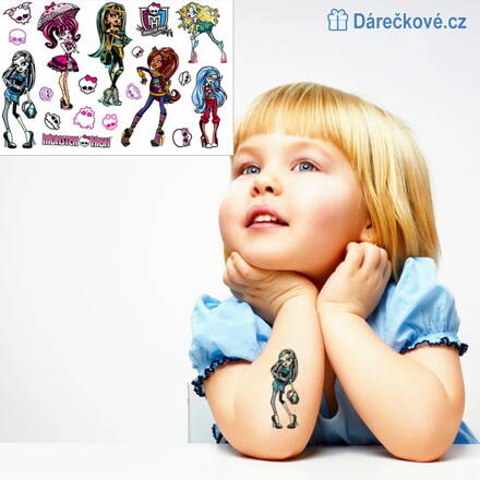 Dočasné tetování pro děti Monster High 
