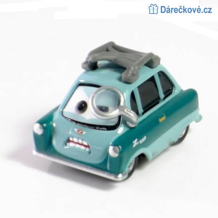 Professor - kovové autíčko 1:55, Disney Pixar Cars (auta) 