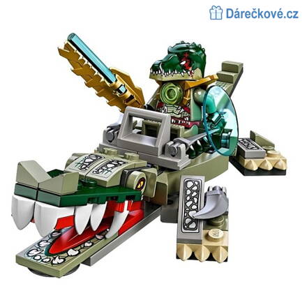 Chima crocodile, 120 dílků, kompatibilní s Lego