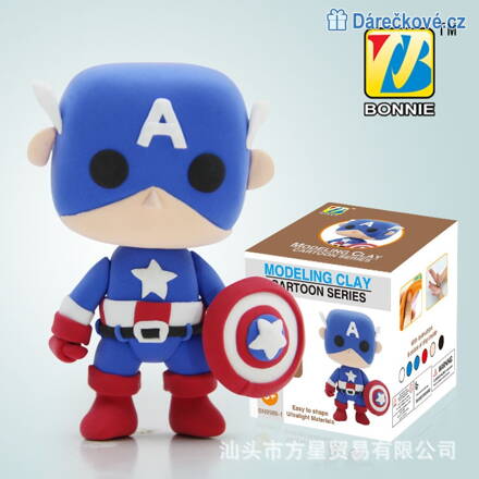 3D modelína Avengers typu Play-Doh - Kapitán Amerika