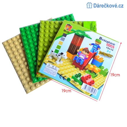 Lego Duplo základní deska 19x19 cm, výběr barev