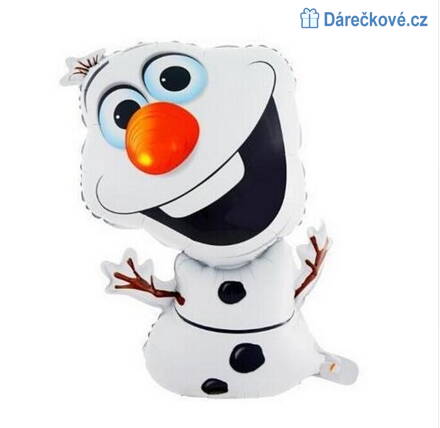 Foliový balón Olaf Ledové království, vel. 72x43cm (Frozen) 
