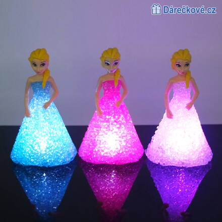 Noční LED lampička Elza / Anna Ledové království (Frozen)