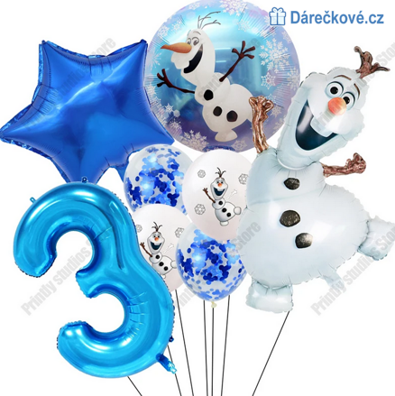 Ledové království (Frozen) narozeninový set balonků, typ 1