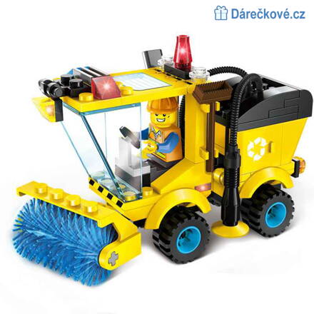 Úklidové vozidlo, 102 dílků, kompatibilní s Lego