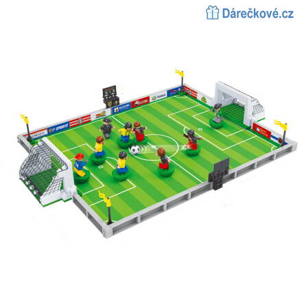 Stavebnice fotbalového hřiště typu lego