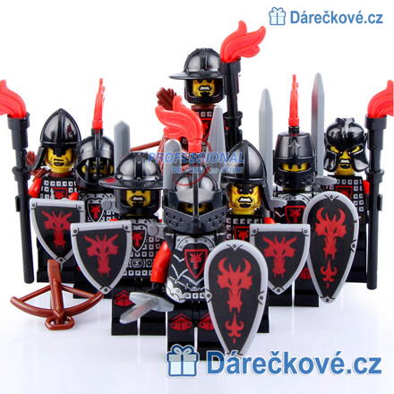 Rytíři kompatibilní Lego, 8ks  