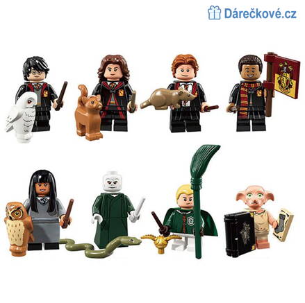 Figurky Herry Potter 6ks, kompatibilní s Lego