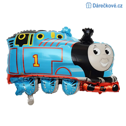 Narozeninový foliový balón Mašinka Tomáš (Thomas & Friends) 72x60 cm