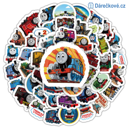 Samolepky 100 ks Mašinka Tomáš (Thomas & Friends)