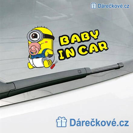 Samolepka dítě v autě Mimoň – Baby in Car