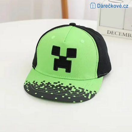 Kšiltovka / čepice Minecraft, typ 3