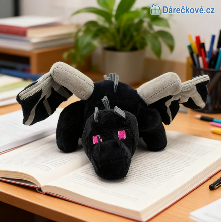 Minecraft plyšový velký drak, vel. 30cm 