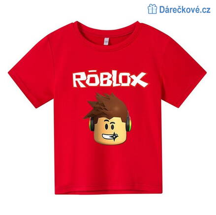 Tričko z oblíbené hry Roblox - červené
