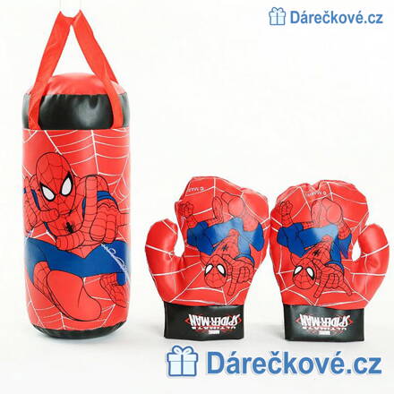 Mini boxovací pytel Spiderman s rukavicemi