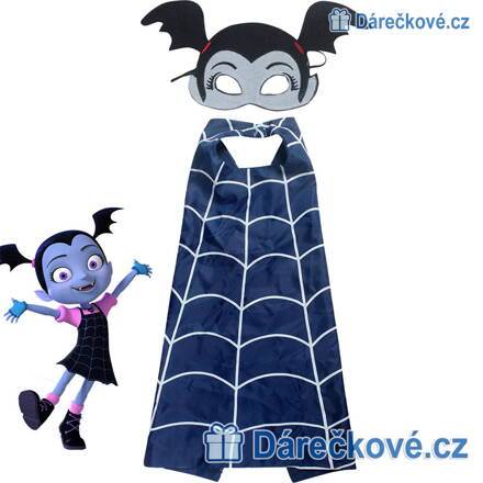 Karnevalový kostým ze seriálu Vampirina, plášť s maskou